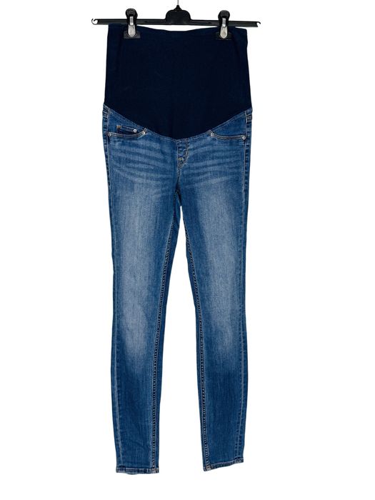 Jasnoniebieskie ciążowe jeansy slim M 38 H&M