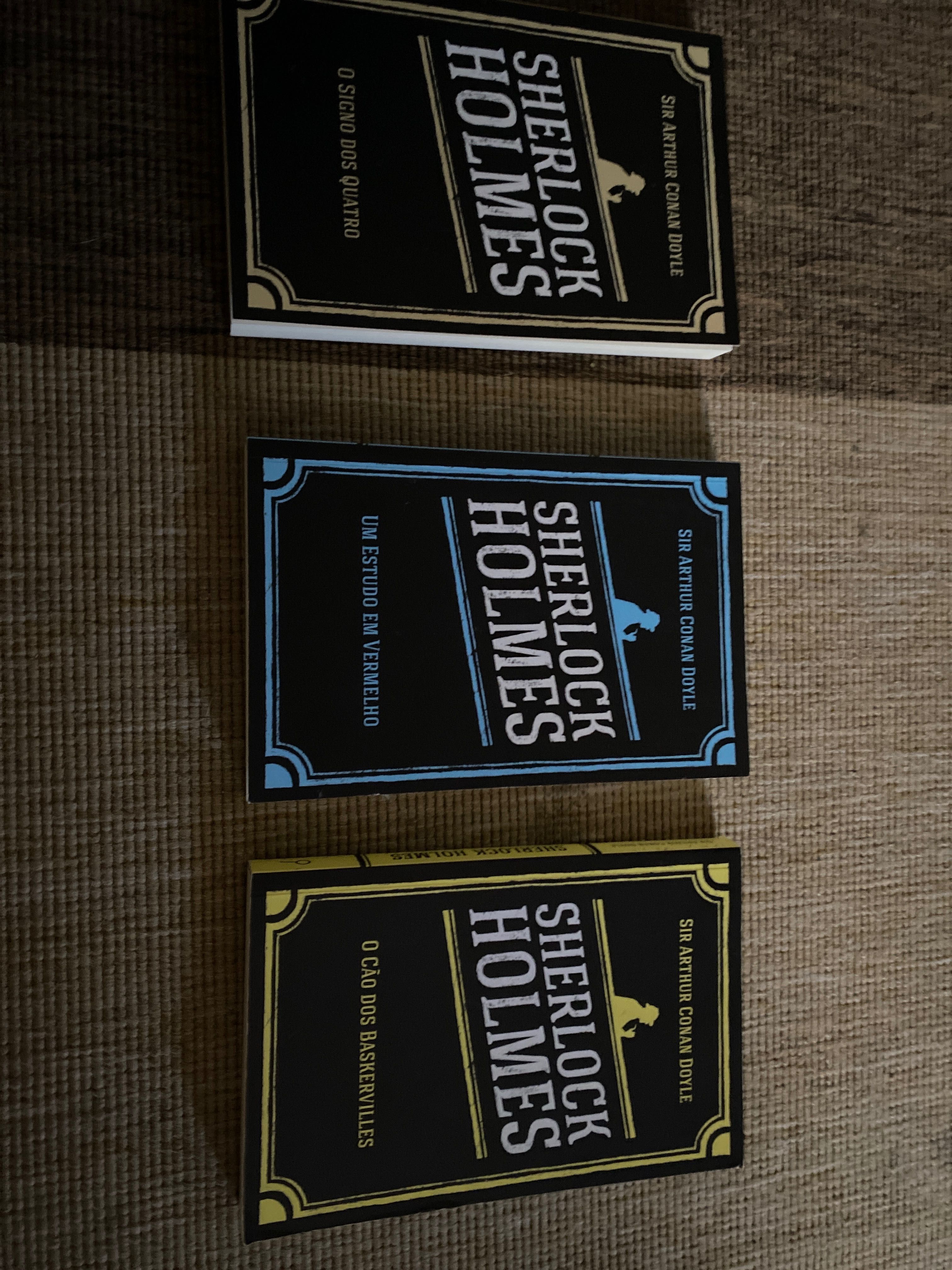 Sherlock holmes pack 3 livros