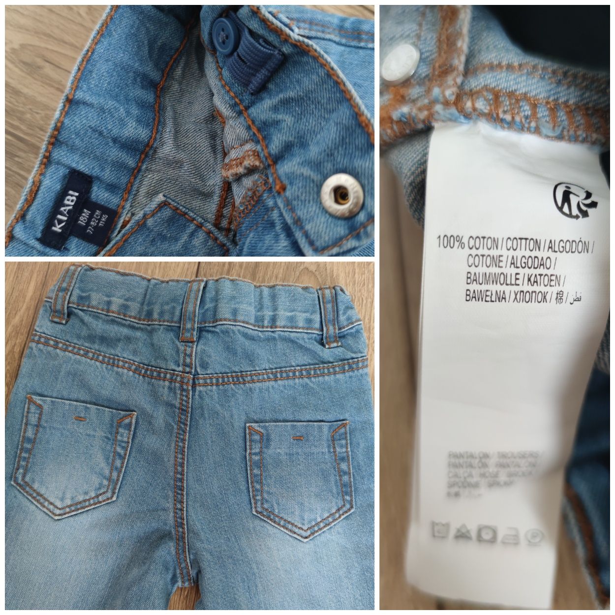 Комплект - сорочка, футболка і джинси для хлопчика 12-18 міс/ 80-86 р