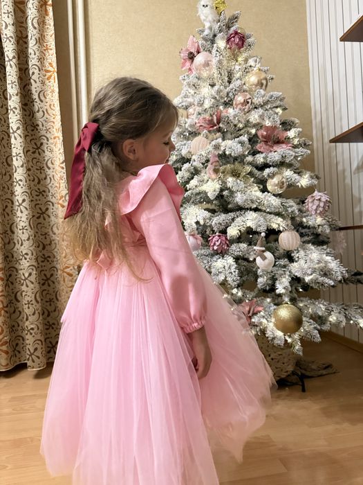 Святкова рожева сукня 98-104