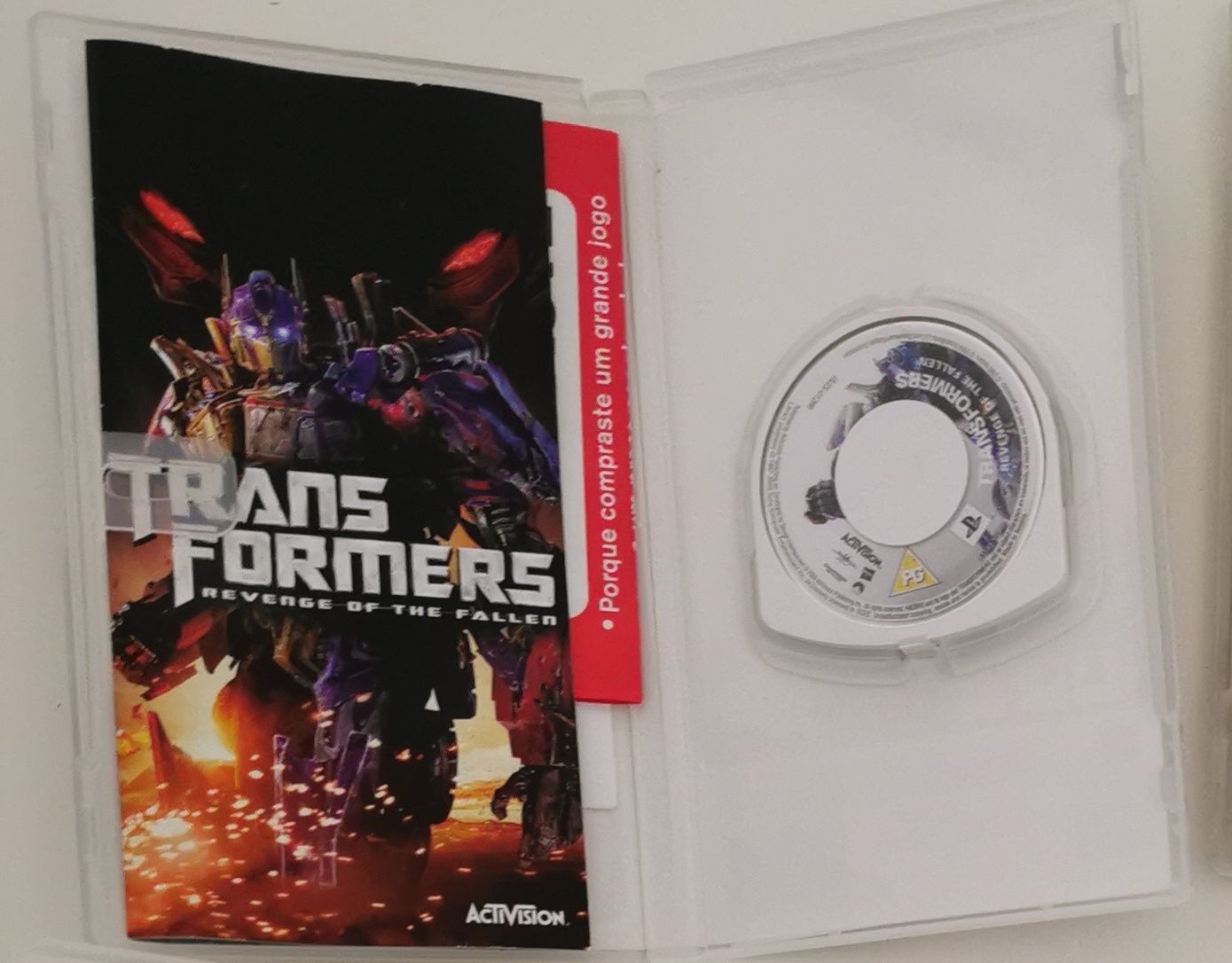 Jogo PSP Transformers Revenge of the Fallen Usado