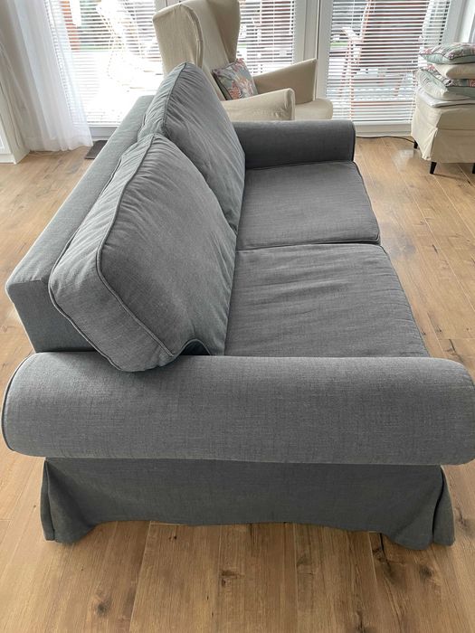 Sofa 2-osobowa EKTORP ciemnoszary rozkładana