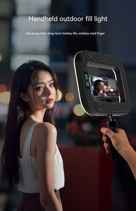 Ramka fotograficzna światło wypełniające lampa pierścieniowa