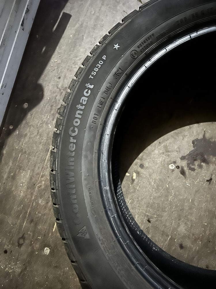 Dwie opony continental contiwintercontact ts830p 205/55/17 2021r.