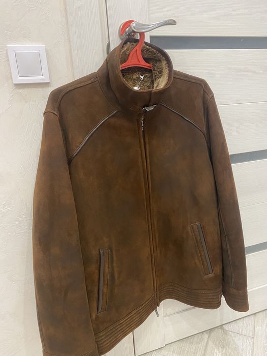 Натуральна чоловіча дублянка