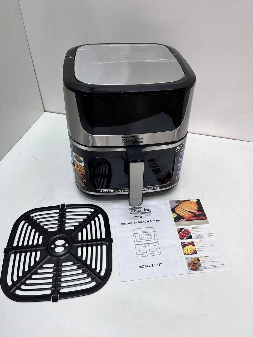 Фритюрница безмасляная 12л ZP-127 4000Вт Аэрофритюрница с сенсором