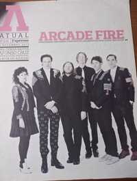 Arcade Fire capas, revistas e conteúdos