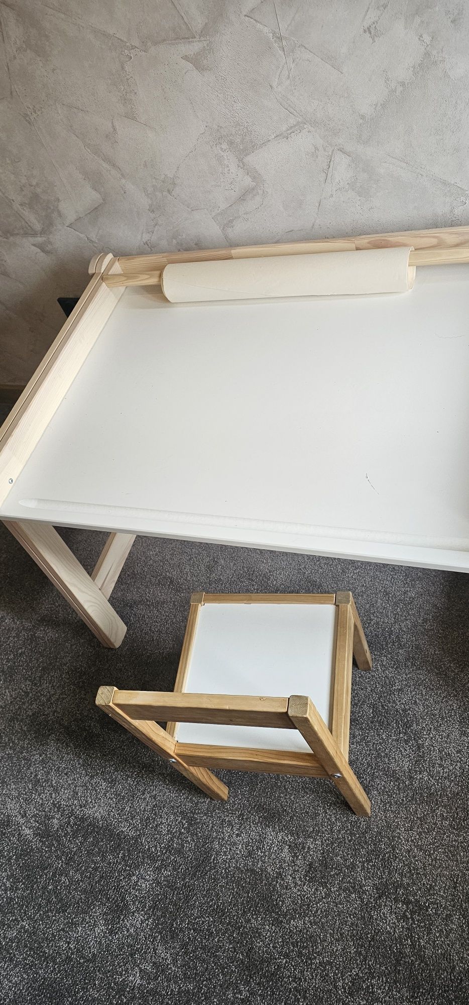 Biurko Ikea Flisat z krzesełkiem