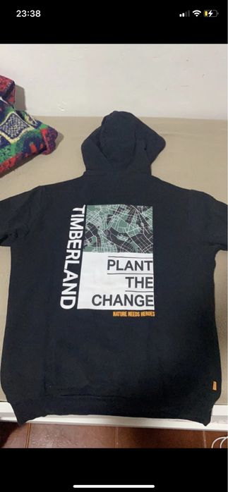 sweat preta da timberland