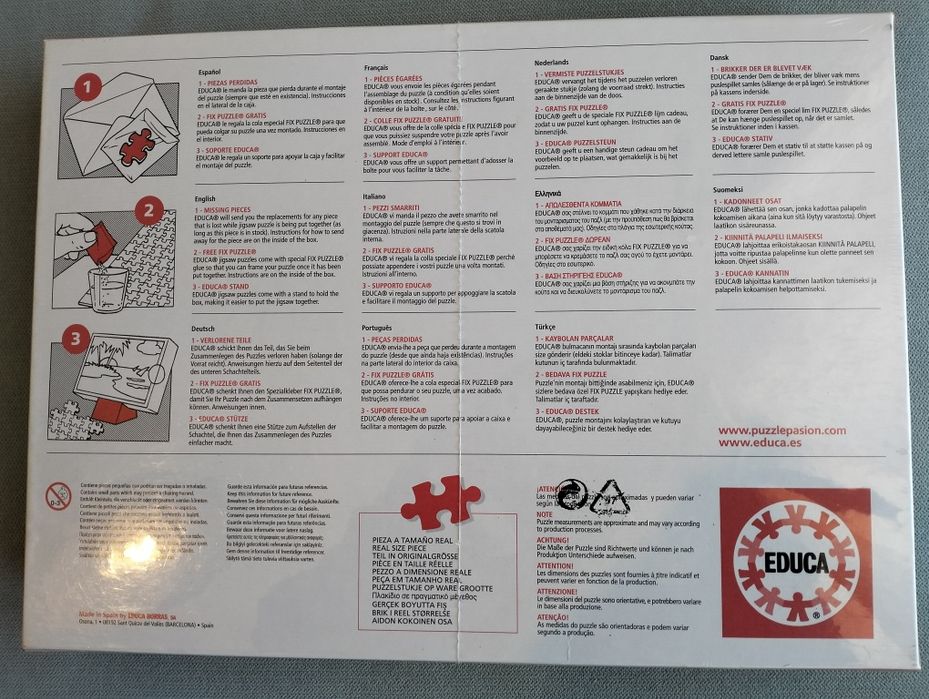 Puzzle 1000 peças - Anne Geddes Educa selado