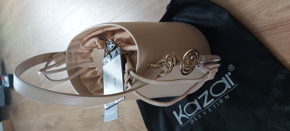 Nowa torebka beige Kazar paloma
