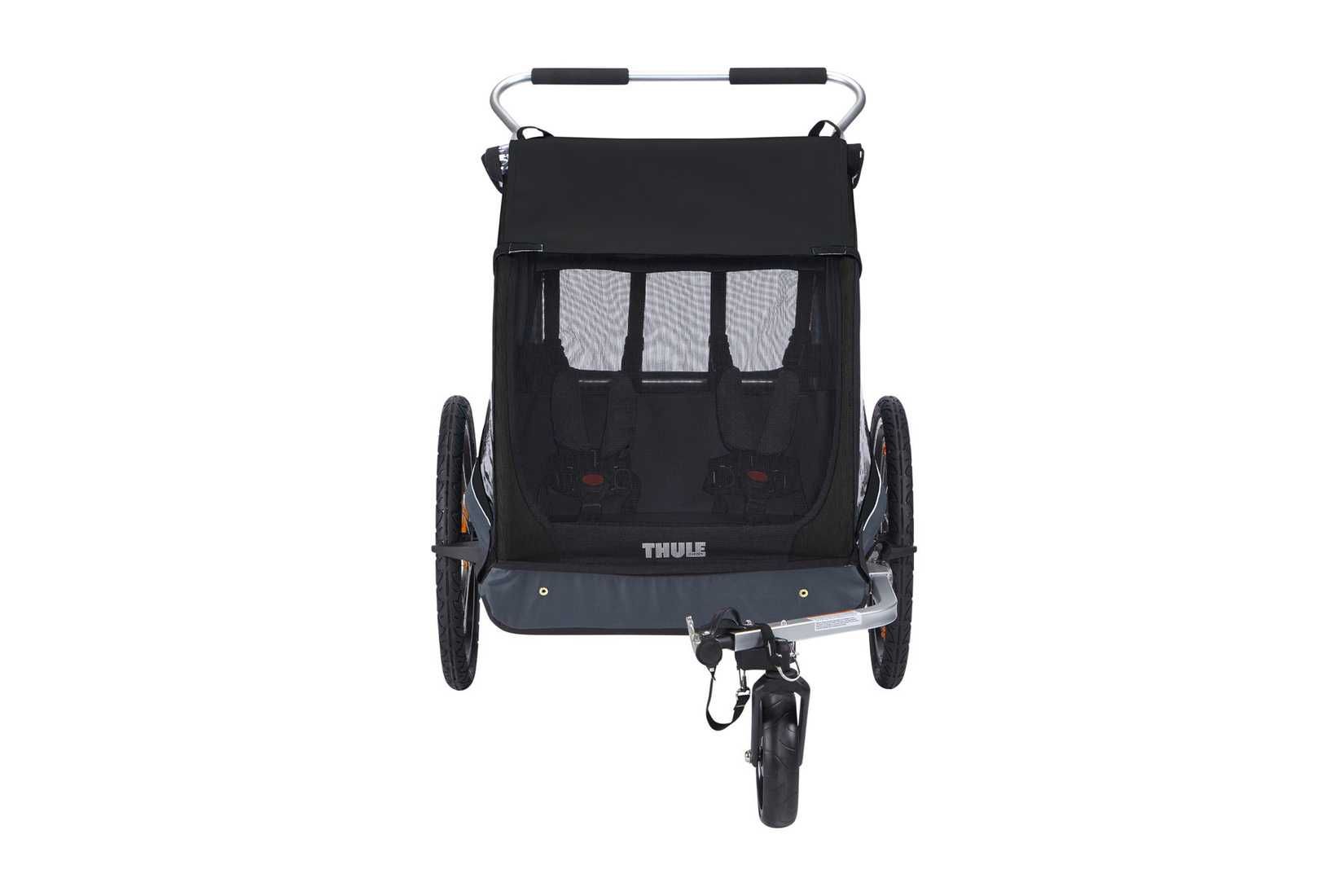 Thule Coaster XT bike trailer + Stroll Black przyczepka rowerowa