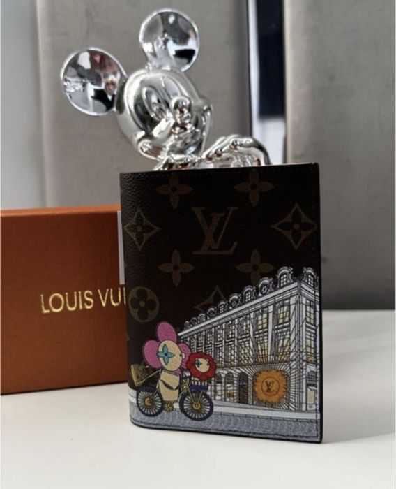 Louis Vuitton обложка на паспорт обкладинка с милым дизайном
