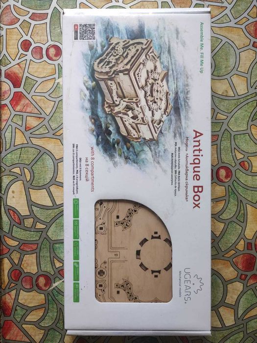 Конструктор Ugears механічний Антикварна скринька