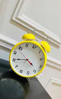Ikea zegar budzik żółty