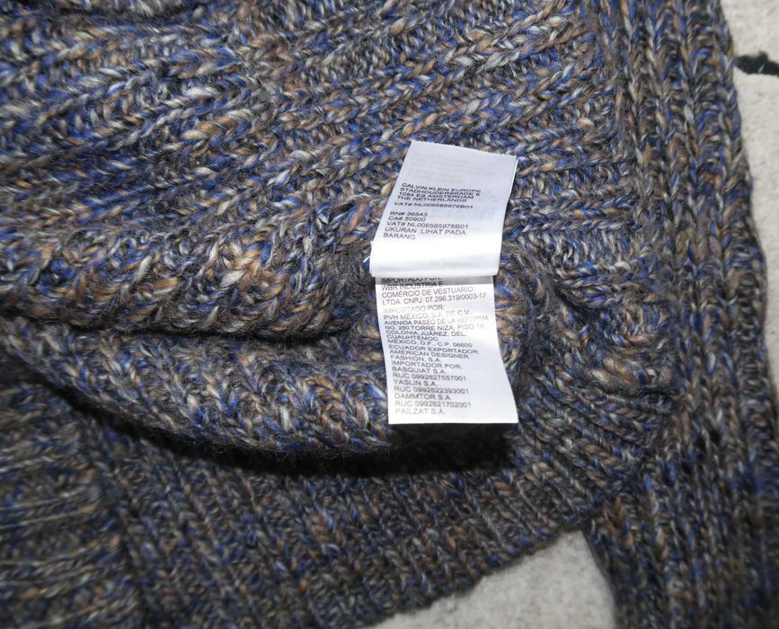 Calvin Klein sweter z wełna damski oversize L