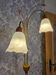 Piękny i klimatyczny zestaw lampa+kinkiet