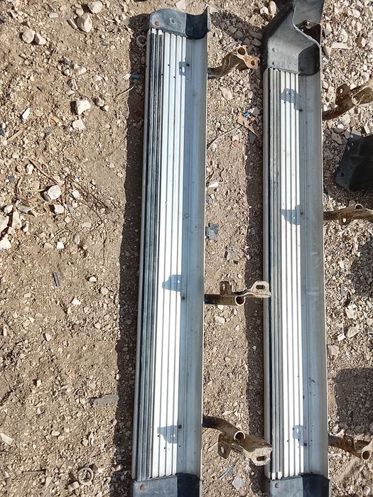 Grelha frontal e estribos nissan patrol