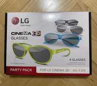 LG okulary Cinema 3D Party pack