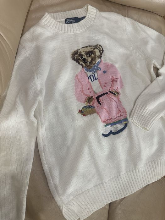Светр свитер Polo Ralph Lauren з ведмедиком розміри С,М,Л