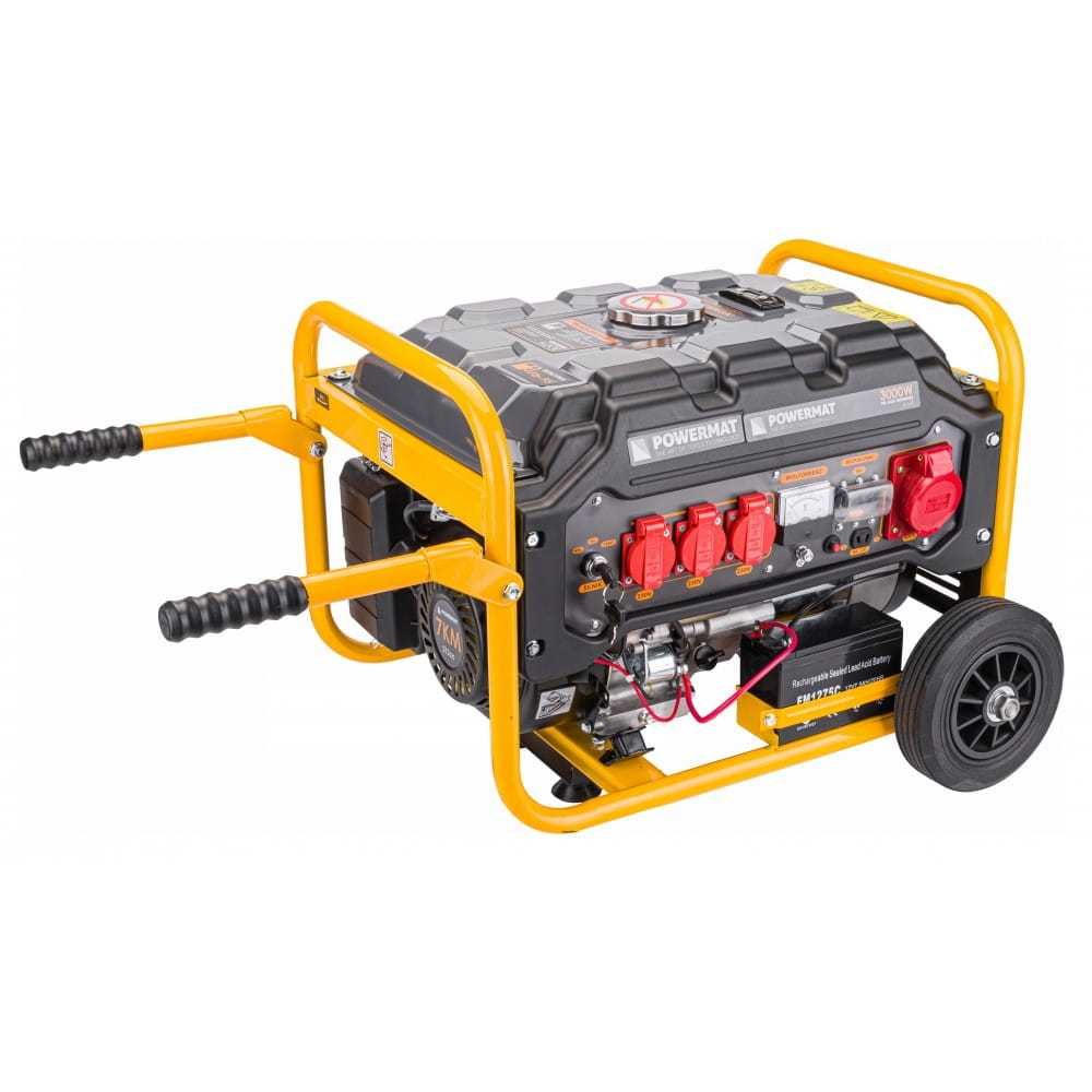 POWERMAT Agregat Prądotwórczy Generator 3000w 230v 12v 400v PM1196