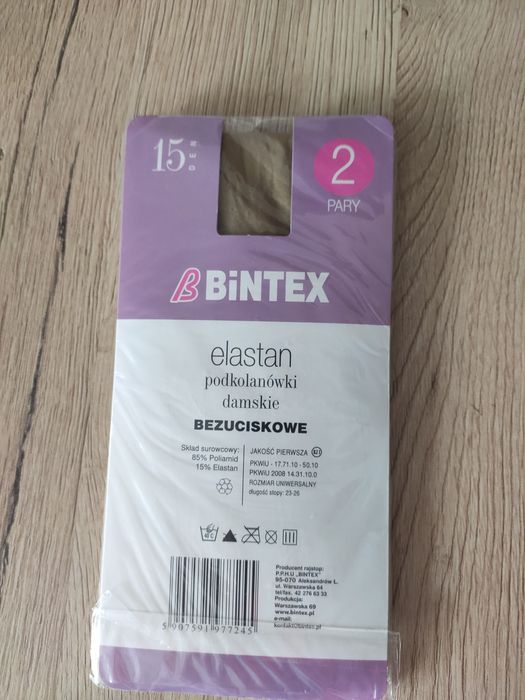 Podkolanówki rajstopkowe 15 Den 2 szt Visone