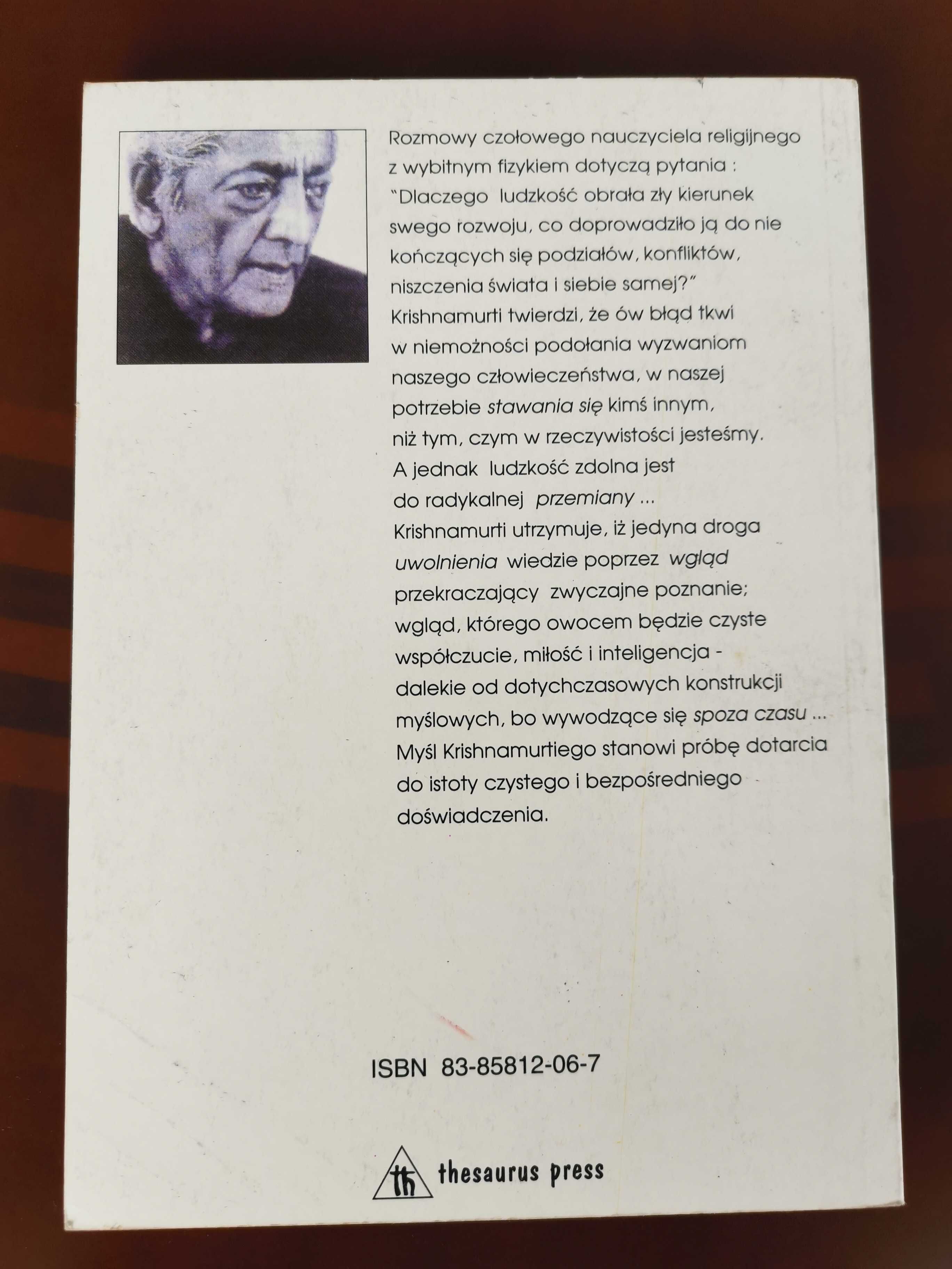 Krishnamurti & Bohm Wolność od czasu