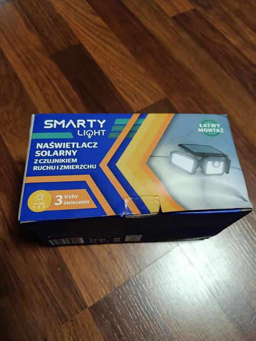 Naswietlacz Panel solarny czujnik ruchu i zmierzchu moc 15 W