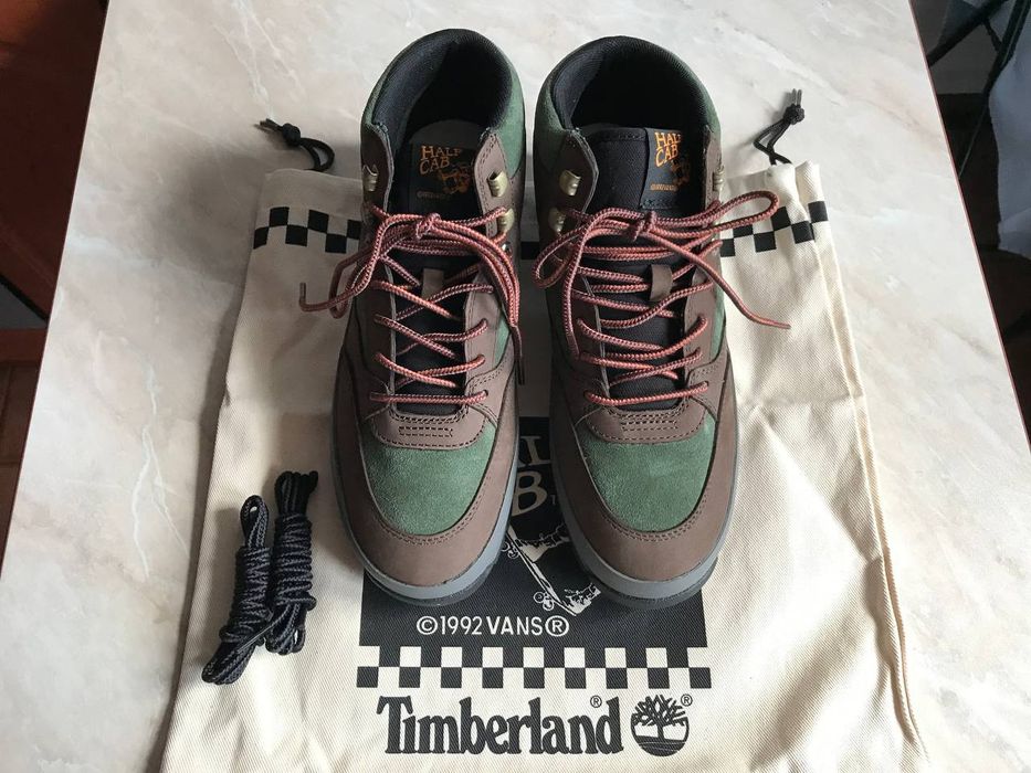 Vans x Timberland Half Cab Hiker Boots - Green/Brown