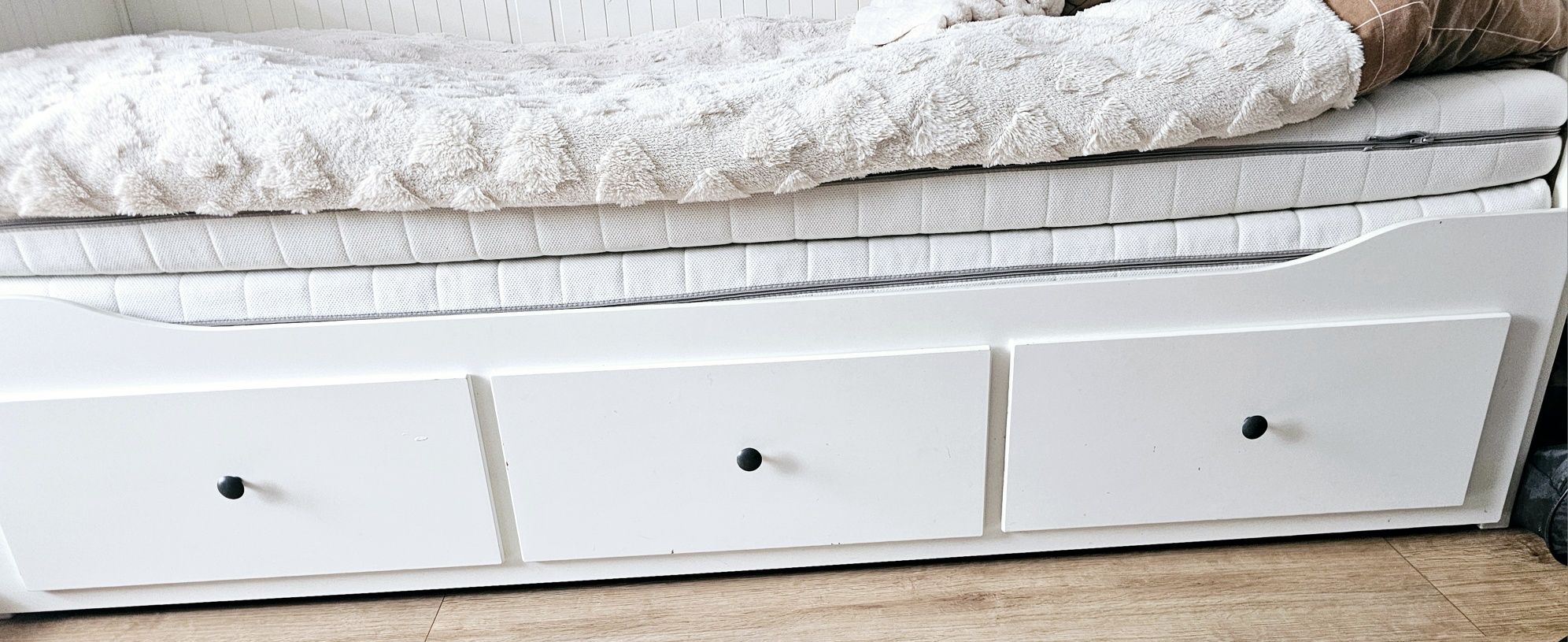 Łóżko ikea hemnes rozkładane podwójne