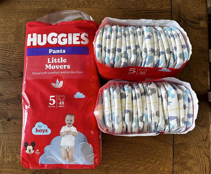 Підгузки-трусики Huggies Little Movers для хлопчиків розмір 5.