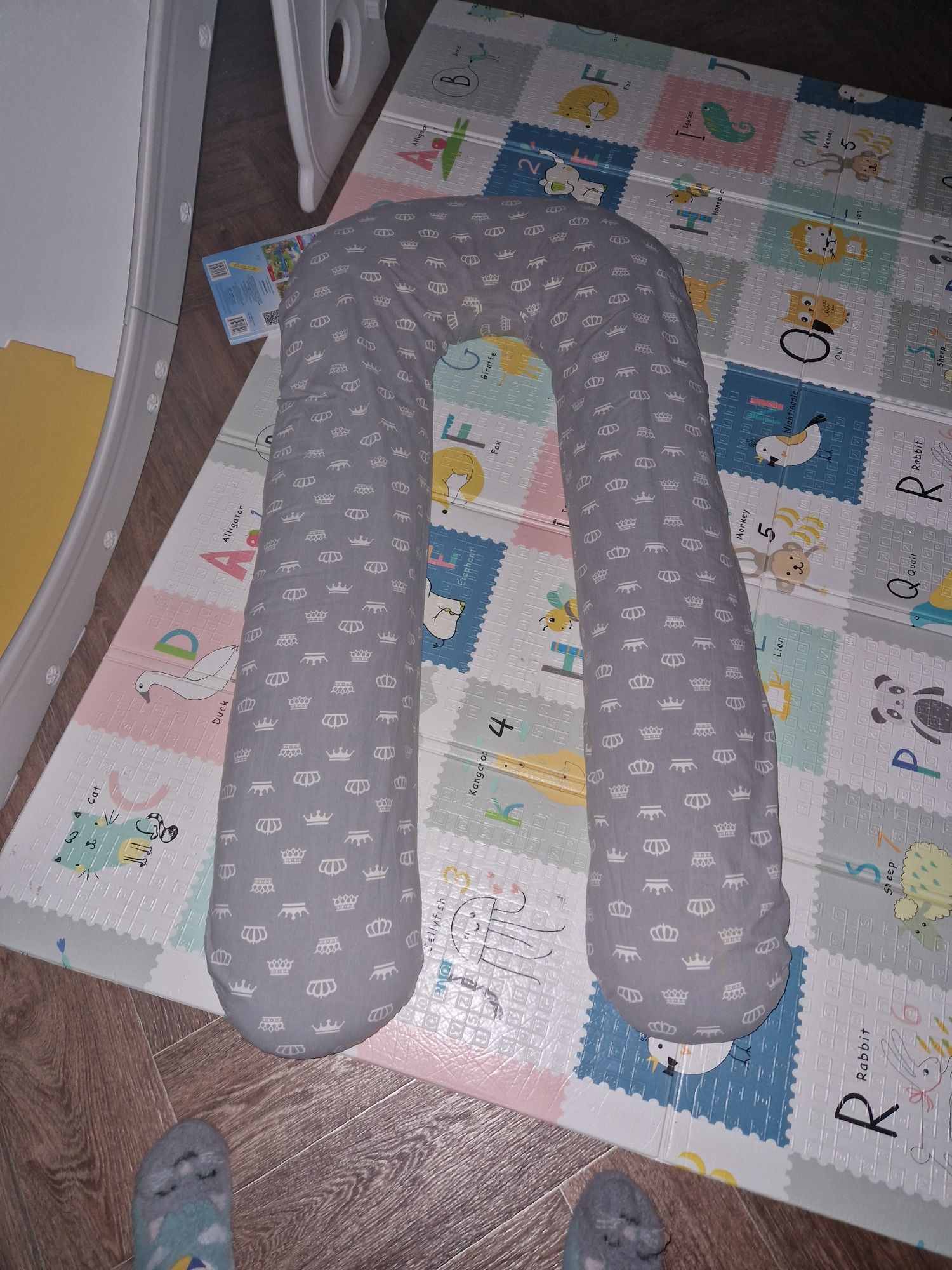 Велика П-образна подушка для вагітних