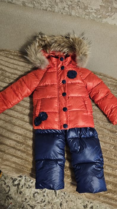 Зимний комбинезон на девочку. Тёплый
