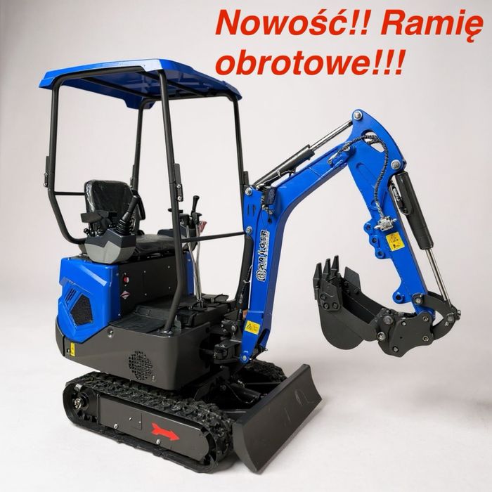 NOWOŚĆ KRÜGER JKW-12  koparka gąsienicowa 1200kg z ramieniem obrotowym