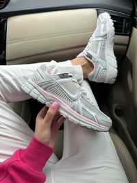 Жіночі кросівки Nike Zoom Vomero 5 сірий з рожевим 2333 ТОП