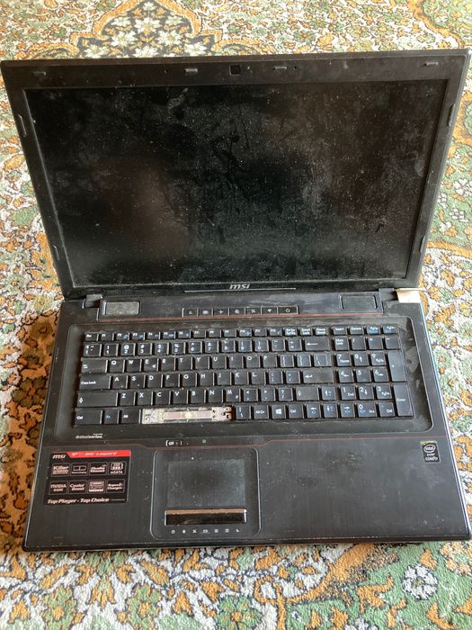 Laptop msi leopard pro gp70 2PE i7 matryca części obudowa