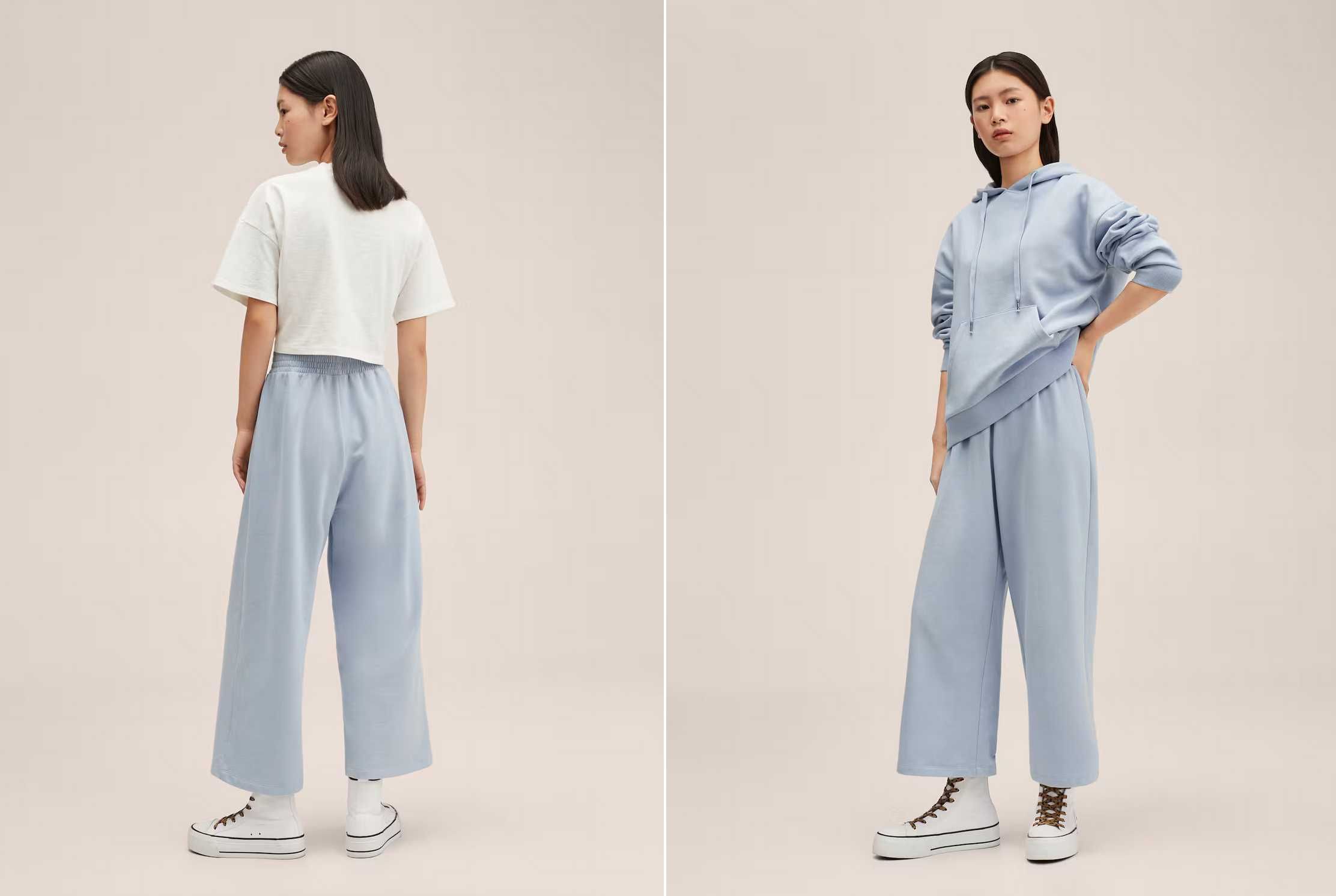 Mango spodnie culotte kuloty z dzianiny dresowej 11 lat