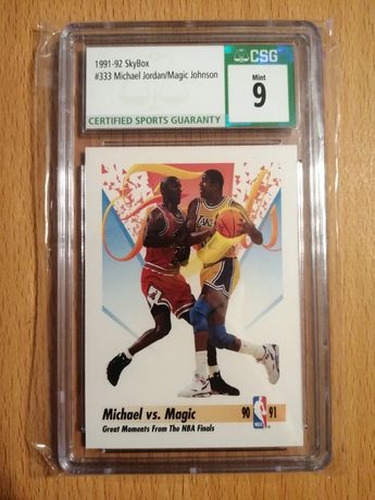 Michael Jordan / Magic Johnson SkyBox 1991-92