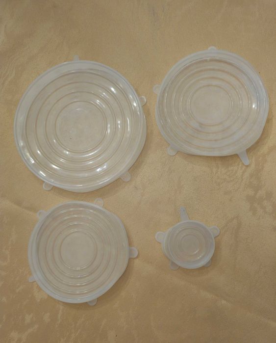 Tampas silicone para alimentos