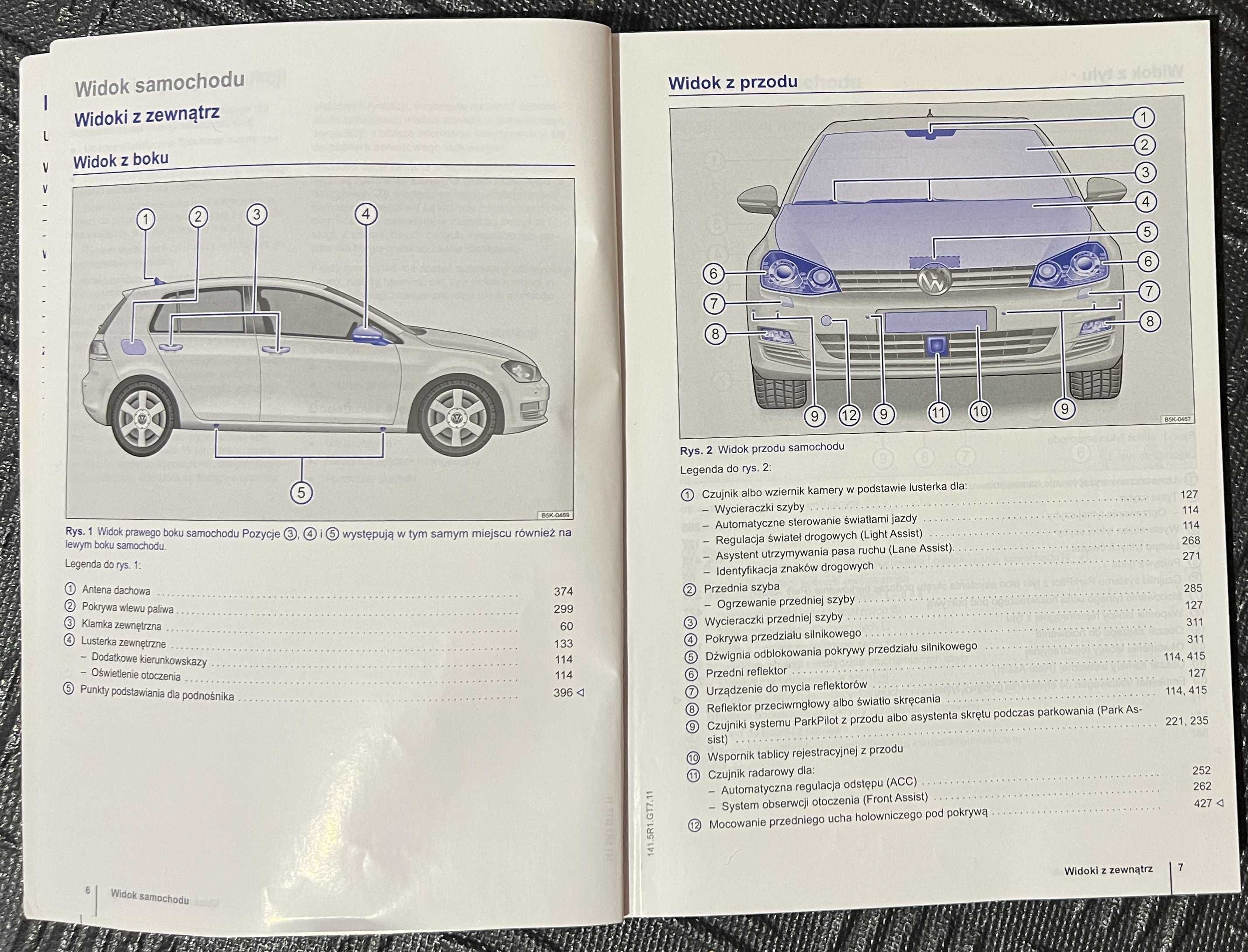 Instrukcja VW Golf 7