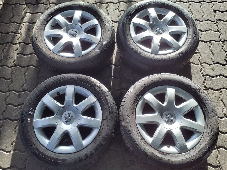 JANTES PEUGEOT 807 R16 COM PNEUS 215/60 FURAÇÃO 5X98
