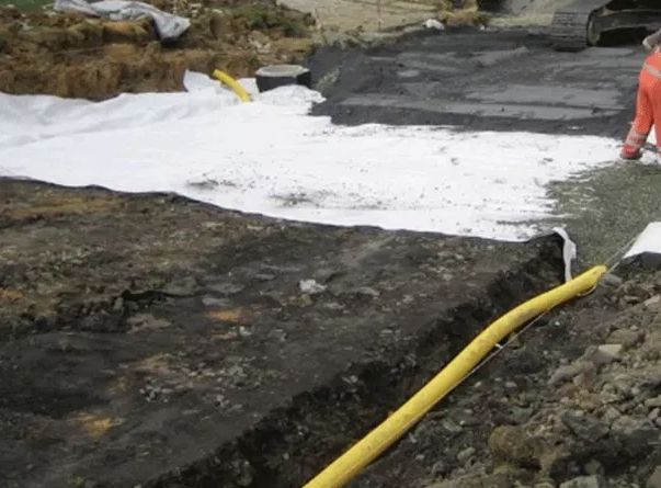 Geowłóknina mata drogowa FVAT- WYPRZEDAŻ szer do 6m FV DOSTAWA 24H -