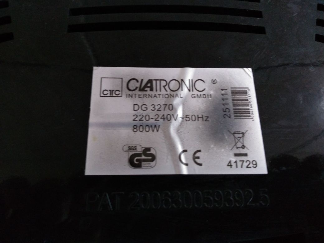 Parowar CLATRONIC DG 3270 moc 800W