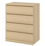 Vendo 2x Cómodas IKEA MALM 4 gavetas