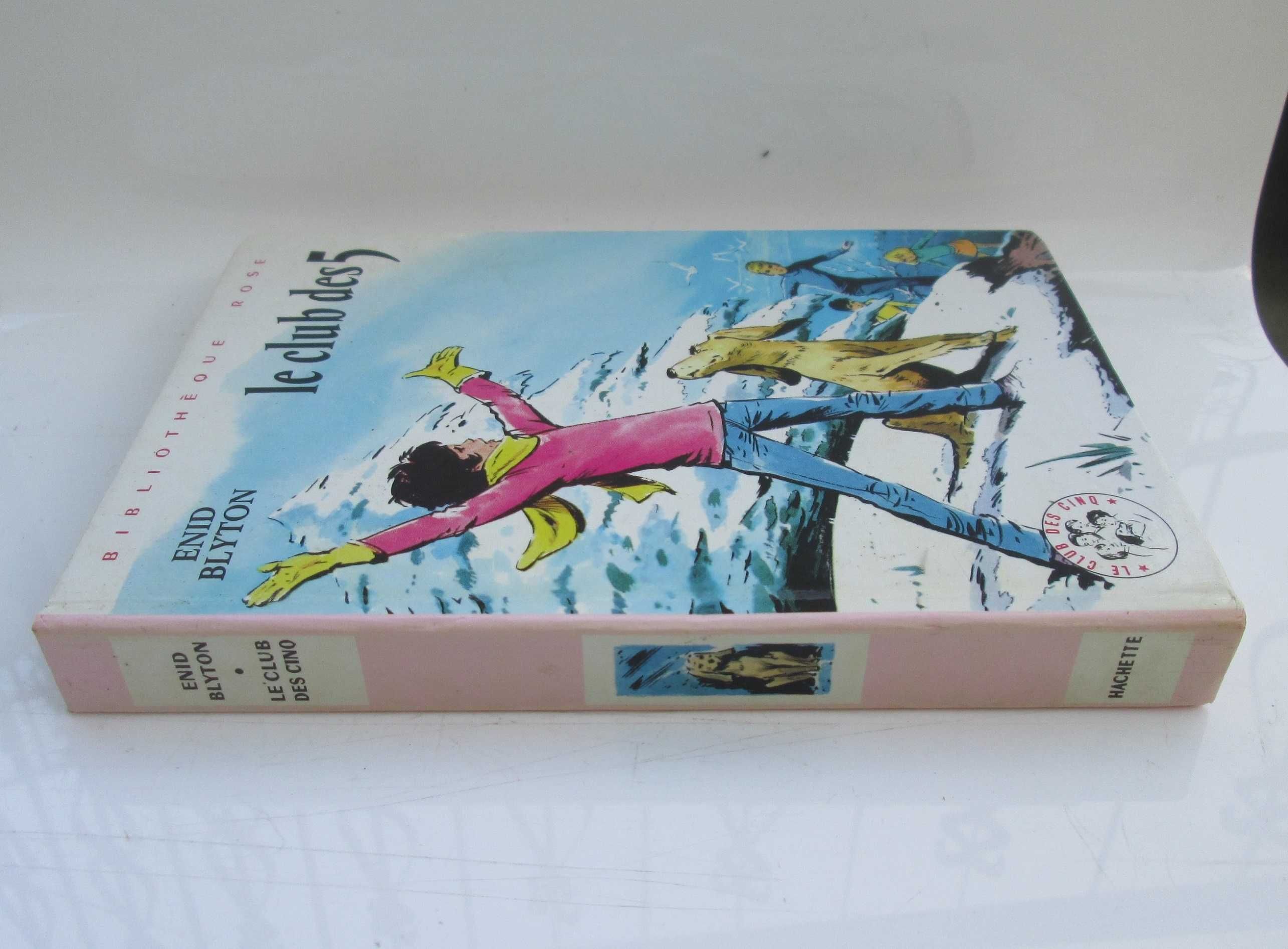 Livro Le Club des 5, Enyd Blyton 1975