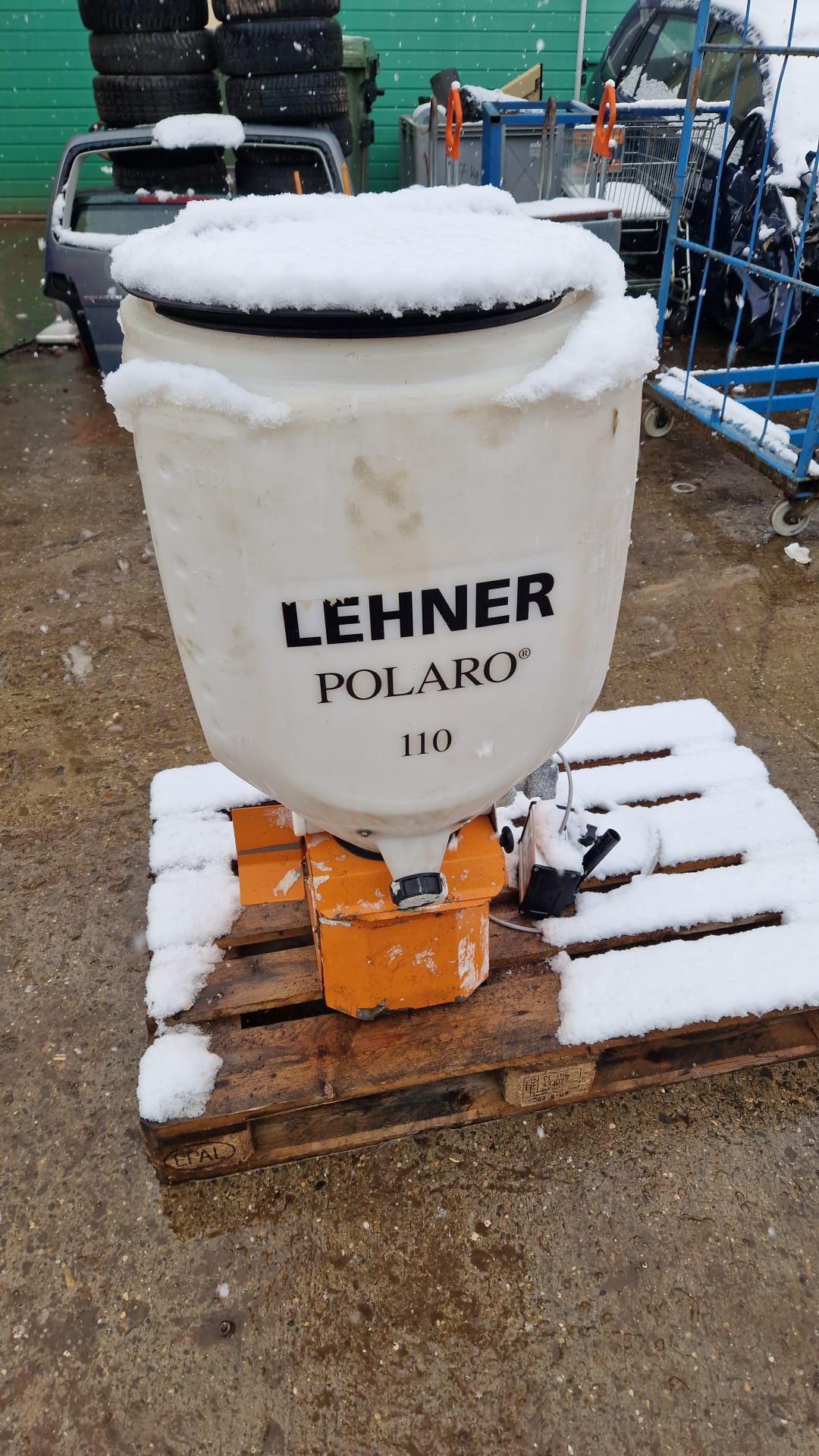 Lehner Polaro 110 piaskarka posypywarka mało używany stan bdb