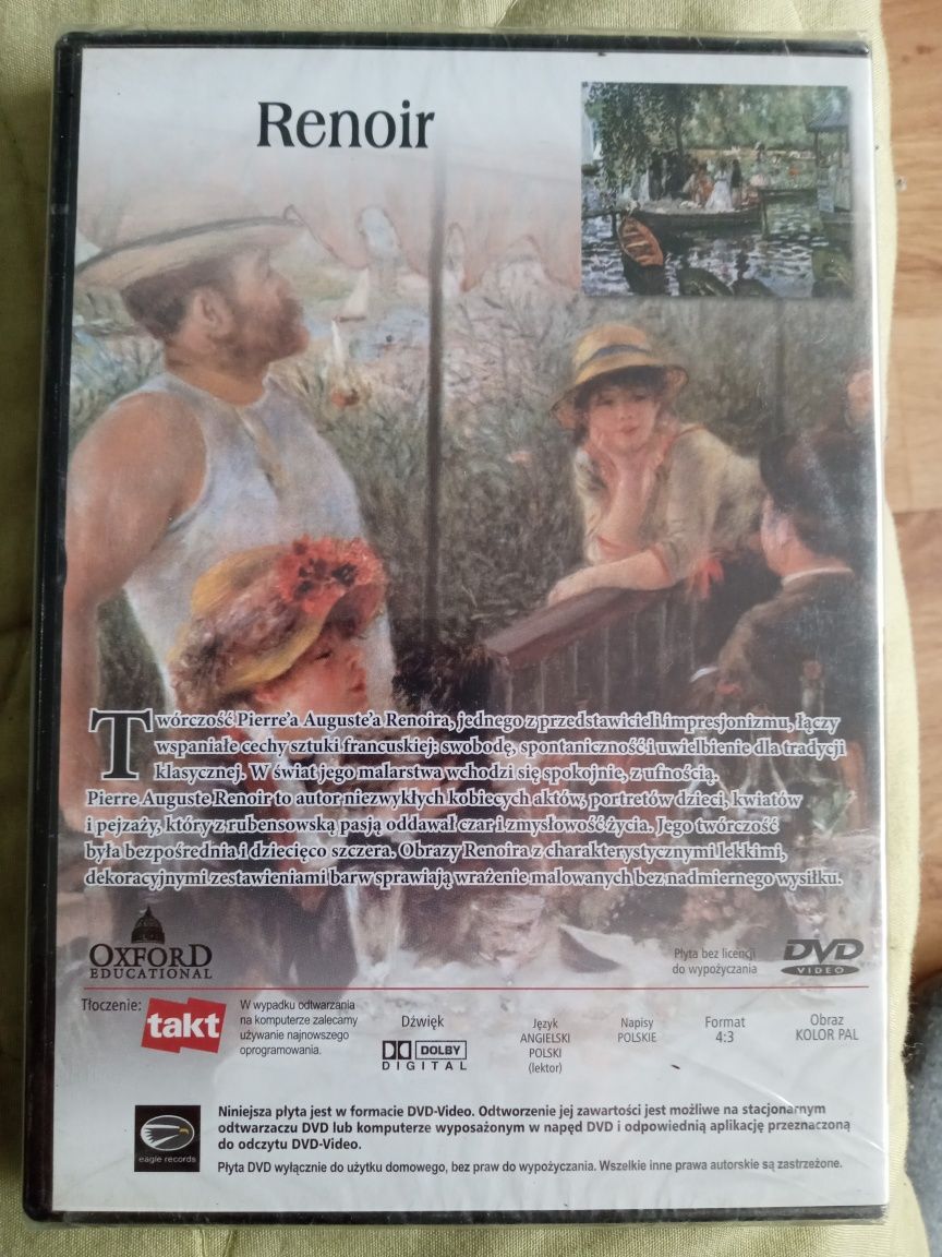 Renoir - Wielka Kolekcja Sławnych Malarzy tom 18 film DVD nowy w folii