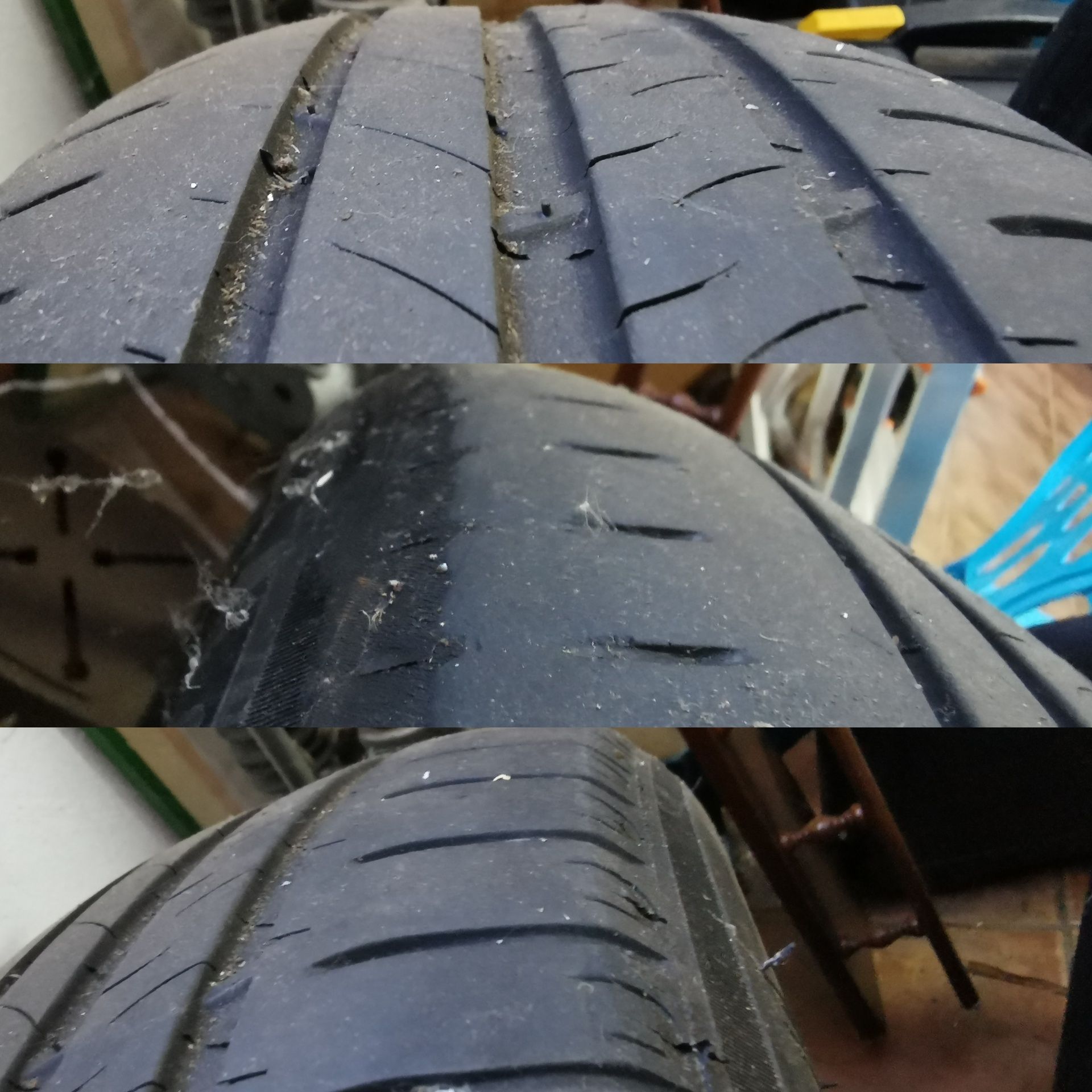 3 unidades Pneus 185/60 r 15 Michelin usados