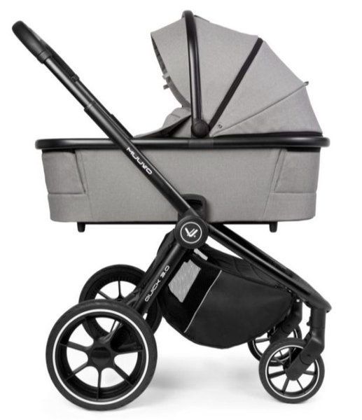 Wózek Muuvo quick 3.0 2w1 + gondola XL kolor steel gray