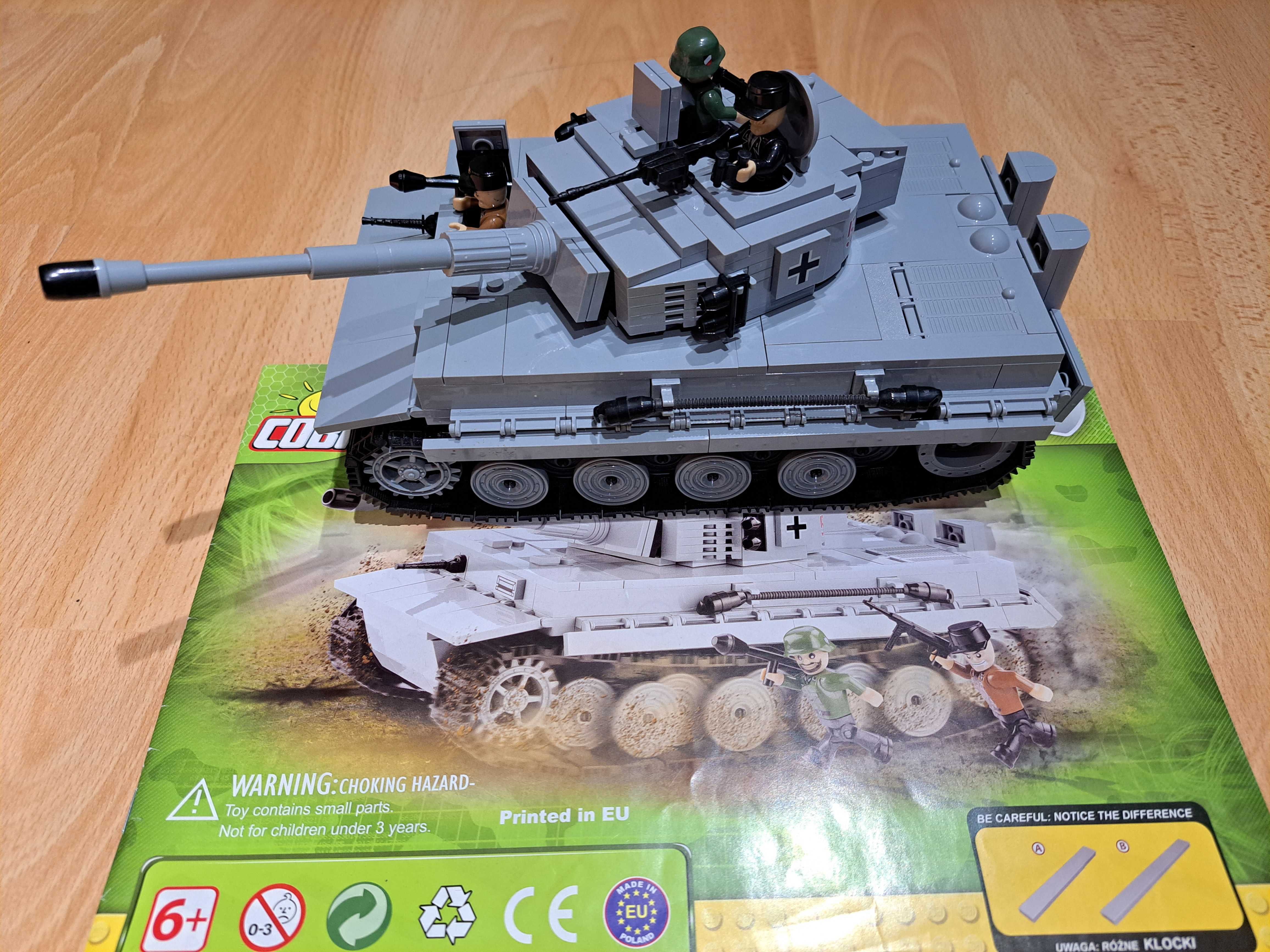 Czołg z lego PzKpfw VI TIGER ausf. E - COBI